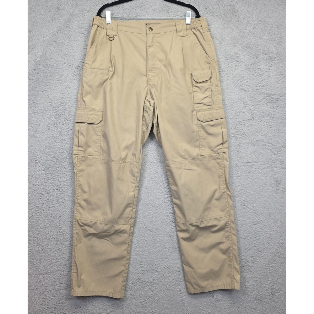 5.11 Tactical Pants Mens 38x34 Straight Leg Ripstop Fabric Cargo Combat Utility‎